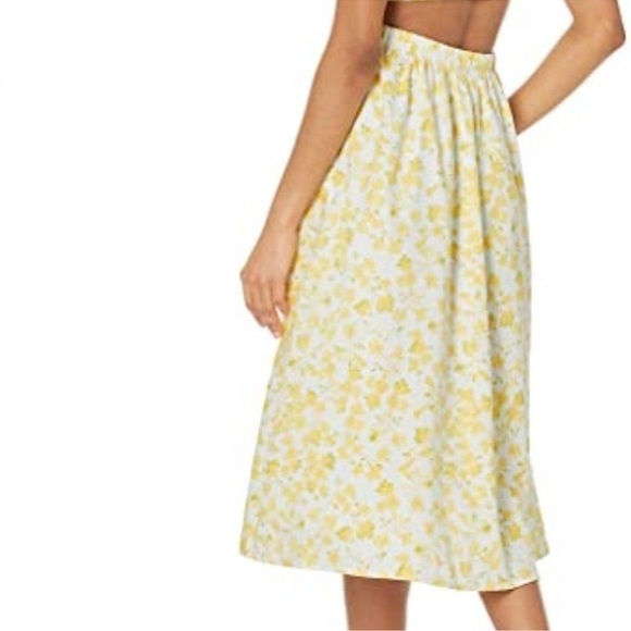Makenna Midi Dress in Butter Floral The Drop Size Medium NWT - Picture 10 of 12